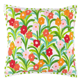 Playful Posies Quilted Poppy Standard Sham