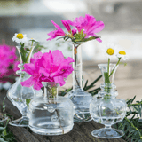 Miss Daisy Bud Vases, Set of Four - Nested Designs