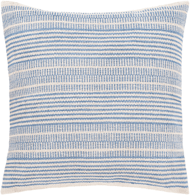 Light Blue and Ivory Ryder Pillow
