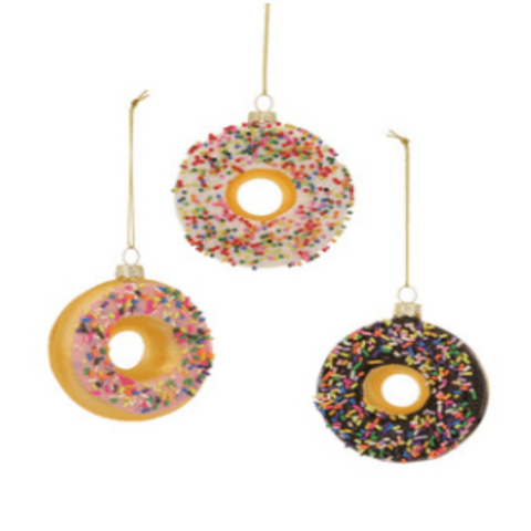 Donuts w/Sprinkles Ornaments