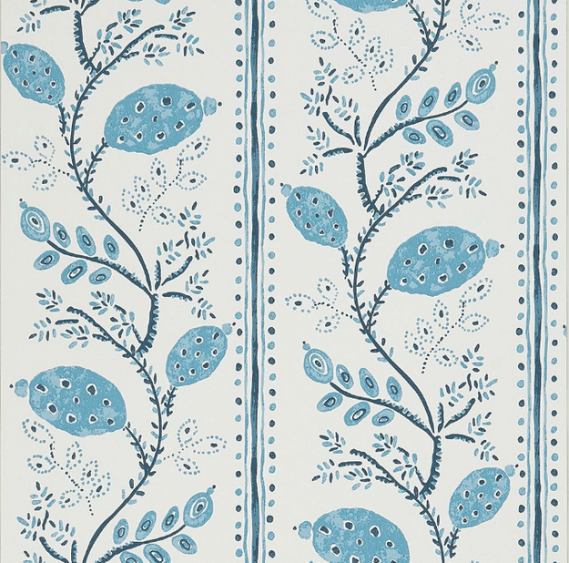 Blue Pomegranate Wallpaper